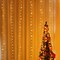 Dazzle Bright Curtain String Lights, 300 LED 9.8ft x9.8ft Warm White Fairy Lights with 8 Lighting Modes, Waterproof Lights for Bedroom Christmas Party Wedding Home Garden Wall Decor